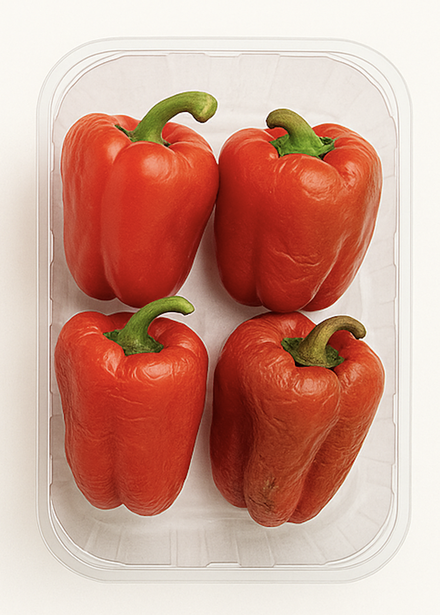 Pest-Free uygulanmamış kapya biber