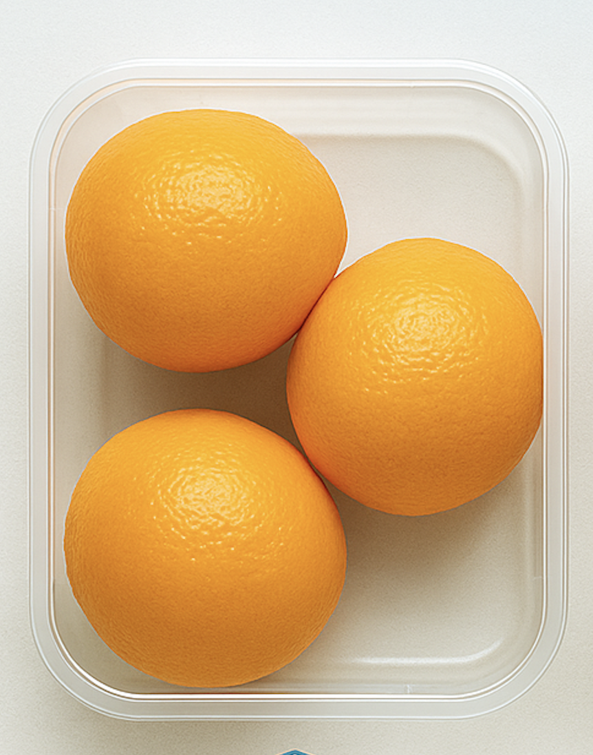 Pest-Free uygulanmış portakal