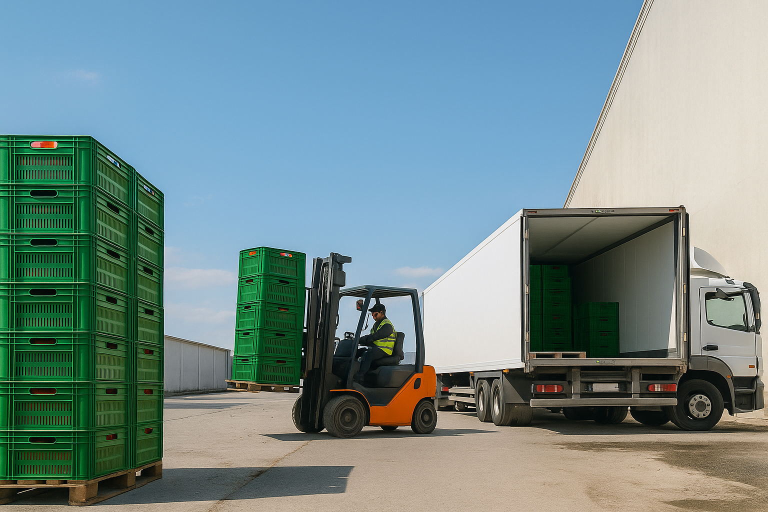 Taze karışık sebze ve meyve görüntüsü